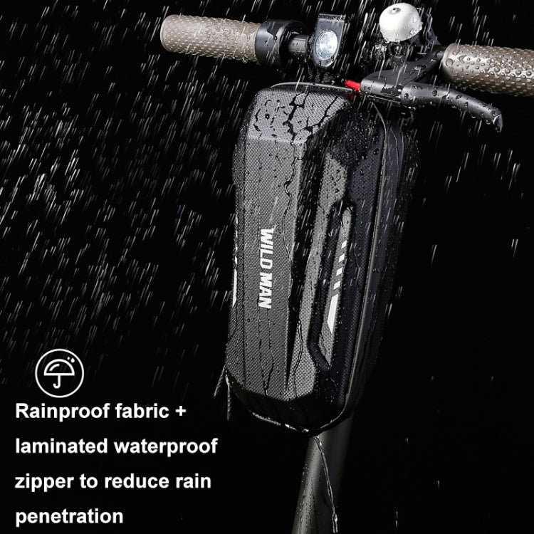 WILD MAN Electric Sooter Hard Shell EVA Front Bag Folding Bicycle Bag, Size: 3L