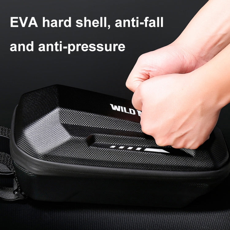 WILD MAN Electric Sooter Hard Shell EVA Front Bag Folding Bicycle Bag, Size: 3L