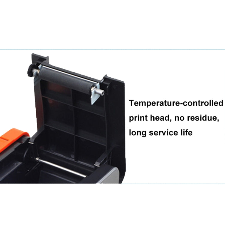 Xprinter XP-T58L 58mm Supermarket Cashier Receipt Thermal Printer, Spec: USB Port(US Plug)