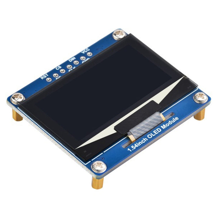 Waveshare 1.54 Inch OLED Display Module, 128×64 Resolution, SPI / I2C Communication(Blue)