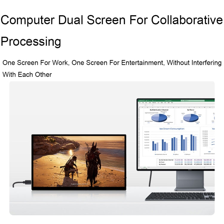 Waveshare 13.3 Inch 2K 2560×1440 HDMI/Type-C Display Interface AMOLED Touch Display(UK Plug)