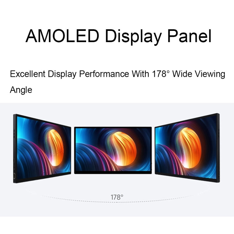 Waveshare 13.3 Inch 2K 2560×1440 HDMI/Type-C Display Interface AMOLED Touch Display(UK Plug)