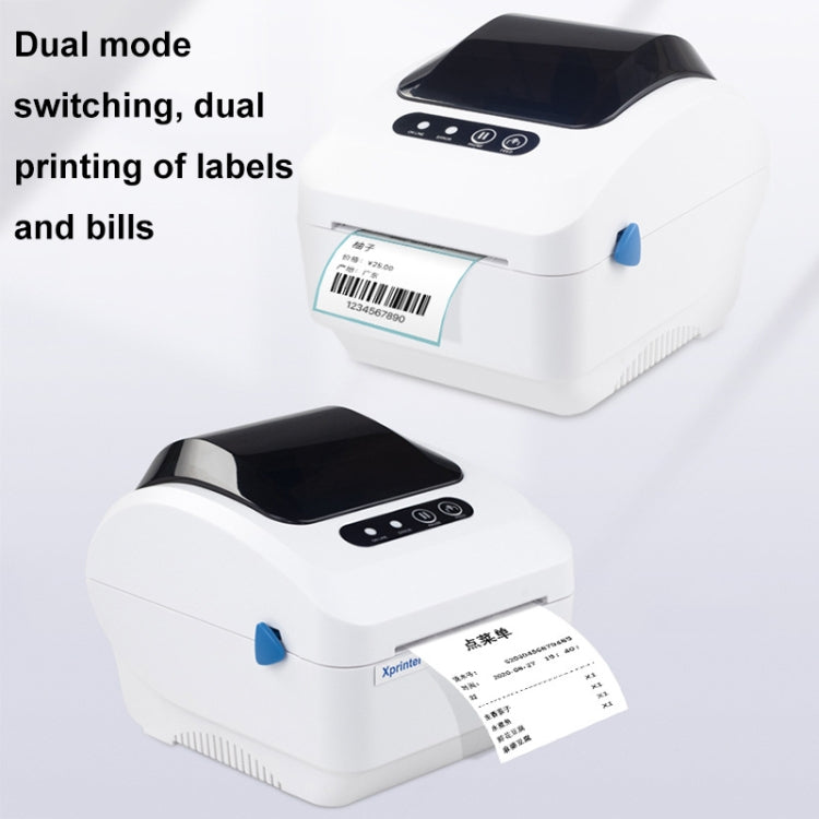 Xprinter XP-320B 80mm Thermal Barcode Supermarket Cashier Label Printer, Spec: USB+Bluetooth(US Plug)