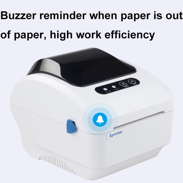 Xprinter XP-320B 80mm Thermal Barcode Supermarket Cashier Label Printer, Spec: USB(UK Plug)