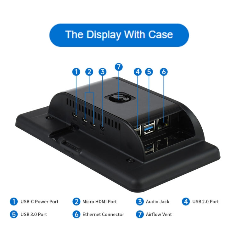 Waveshare 7 inch 800×480 IPS Capacitive Touch Display, DSI Interface, 5-Point Touch without Case