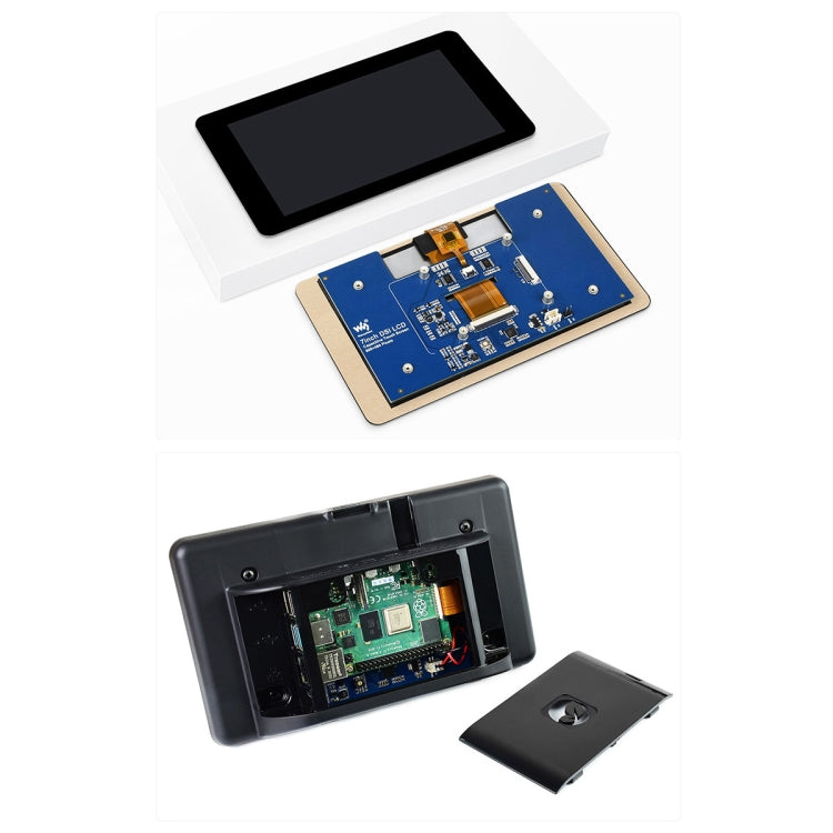 Waveshare 7 inch 800×480 IPS Capacitive Touch Display, DSI Interface, 5-Point Touch without Case