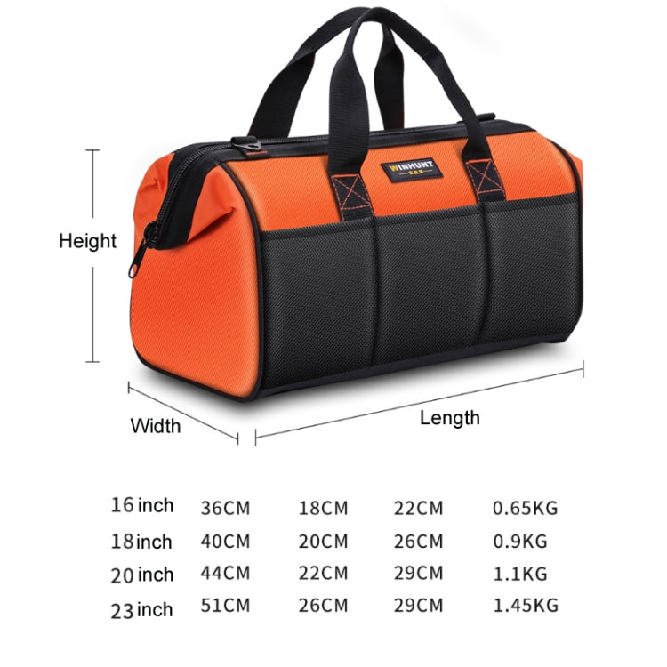WINHUNT Multi-Function Hardware Repair Tool Canvas Bag Simple Upgrade 16 inch