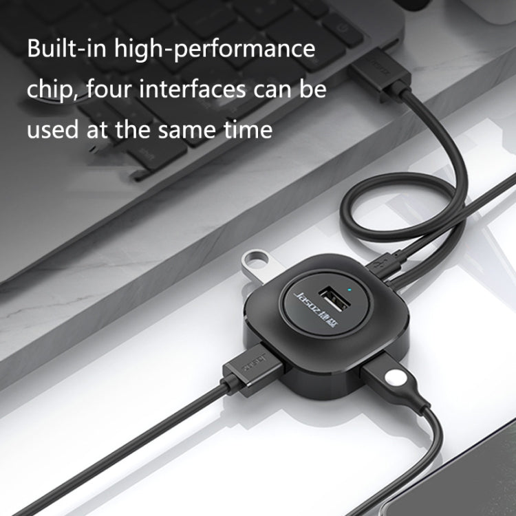 Jasoz High-Speed USB2.0 4-Ports HUB 1 to 4 Docking HUB, Black 0.3m, Black 1.2m, White 0.3m, White 0.5m, White 1.2m