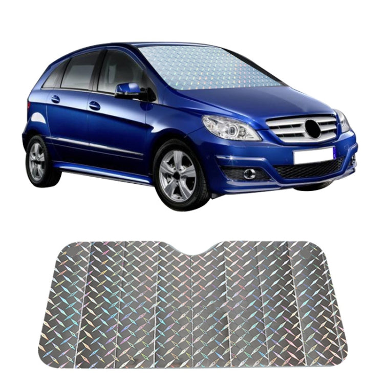 SHUNWEI 2 PCS Car Front Windshield Sunshade Summer Sun Protection And Heat Insulation Shading Board, Size: R-3920 130x60cm (Hatchback)