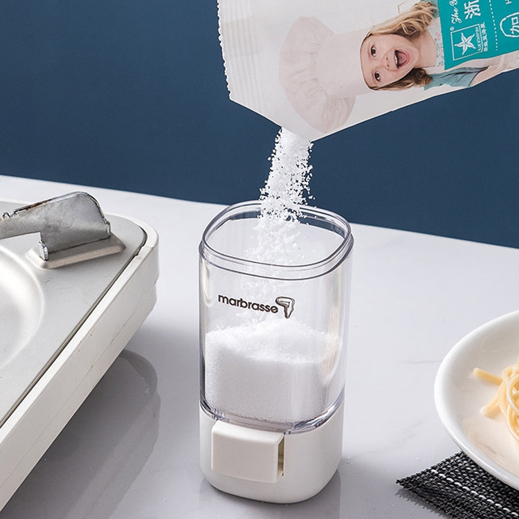 Marbrasse Metering Seasoning Box Pressing Type Seasoning Bottle Rotary Sealing Household Kitchen Seasoning Can, Specification: Single