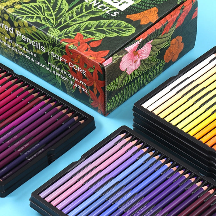 BRUTFUNER 520 Colors Color Lead Set Art Painting Oily Hand-Painted Color Lead(Gift Box Packaging)