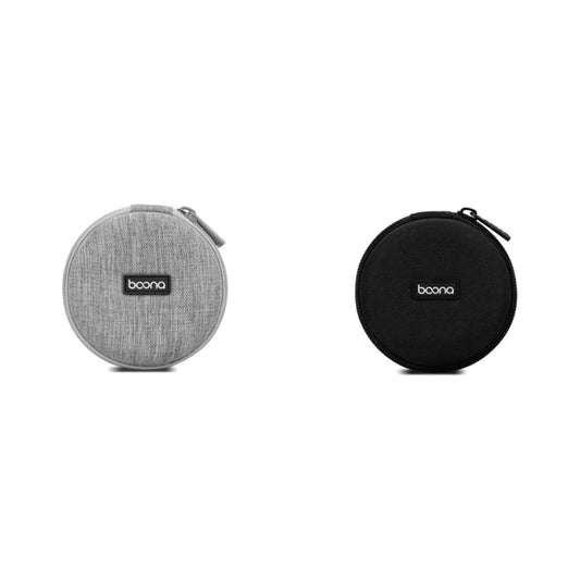 2 PCS Baona BN-F002 Data Cable Charger EVA Storage Bag Box(Black)