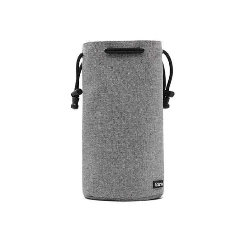 Benna Waterproof SLR Camera Lens Bag  Lens Protective Cover Pouch Bag, Color: Round Small(Gray)