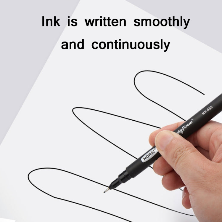 NORA 2 Packs Fine Art Drawing Hook Line Pen Engineering Drawing Comic Stroke Pen