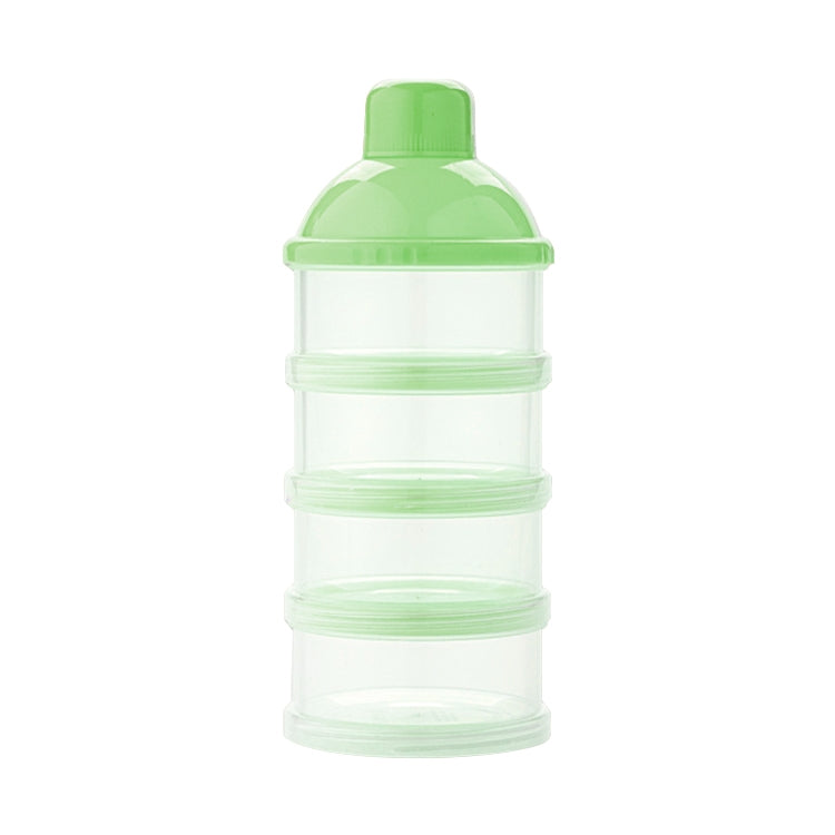 Portable Milk Powder Formula Dispenser Food Container Storage Feeding Box for Baby(Green)