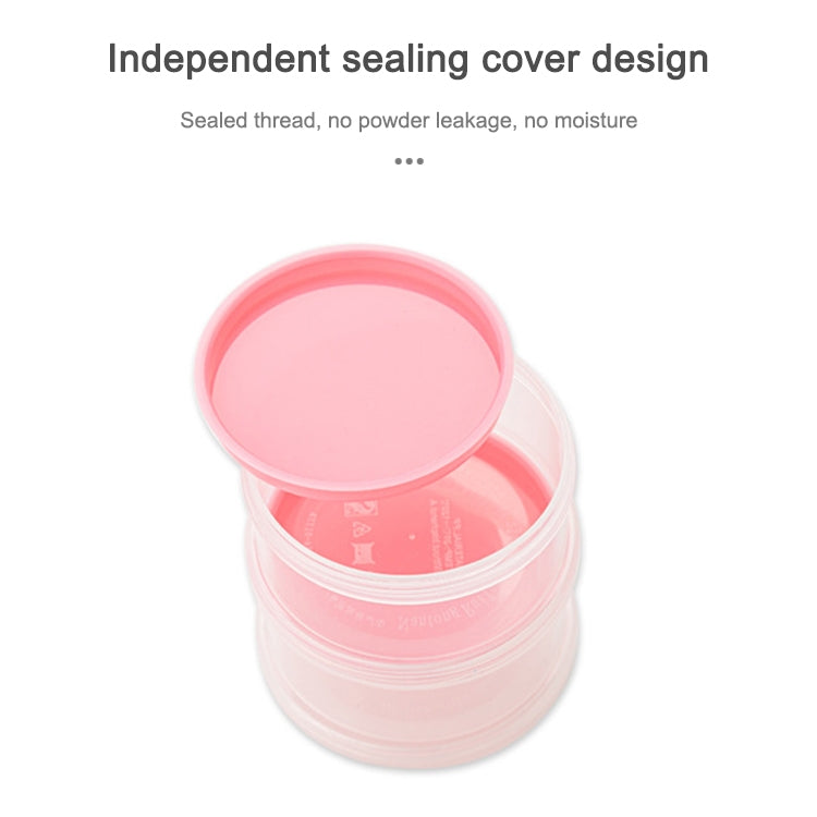 Portable Milk Powder Formula Dispenser Food Container Storage Feeding Box for Baby(Green)
