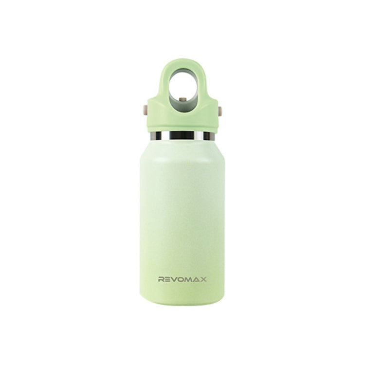 REVOMAX Stainless Steel Vacuum Flask Outdoor Car Vacuum Flask, Capacity： 266ml (Matcha Green)