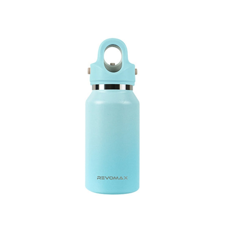 REVOMAX Stainless Steel Vacuum Flask Outdoor Car Vacuum Flask, Capacity： 266ml (Bubble Blue)