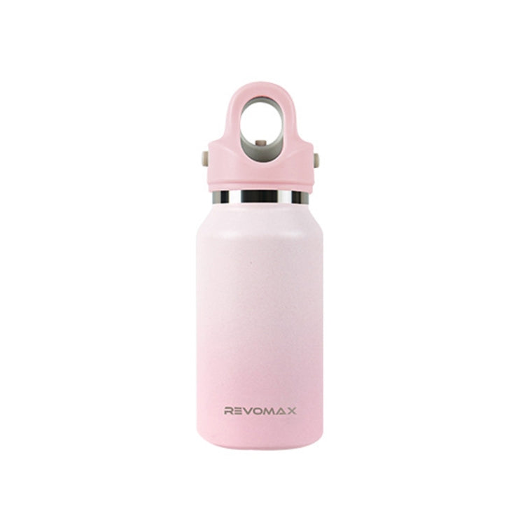 REVOMAX Stainless Steel Vacuum Flask Outdoor Car Vacuum Flask, Capacity： 266ml (Cherry Pink)