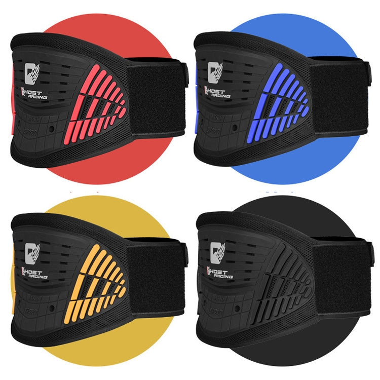 GHOST RACING GR-HY01 Motorcycle Waist Cycling Protective Gear Locomotive Anti-Fall Ski Bunch Waist Belt, Size: One Size(Red)