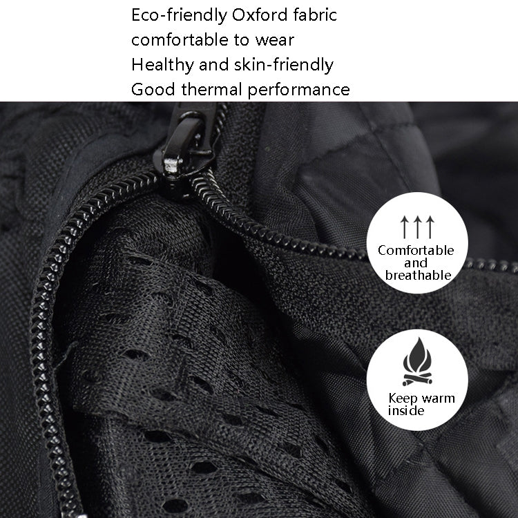 GHOST RACING GR-K06 Motorcycle Riding Trousers Racing Motorcycle Anti-Fall Windproof Keep Warm Pants, Size: XL(Black)