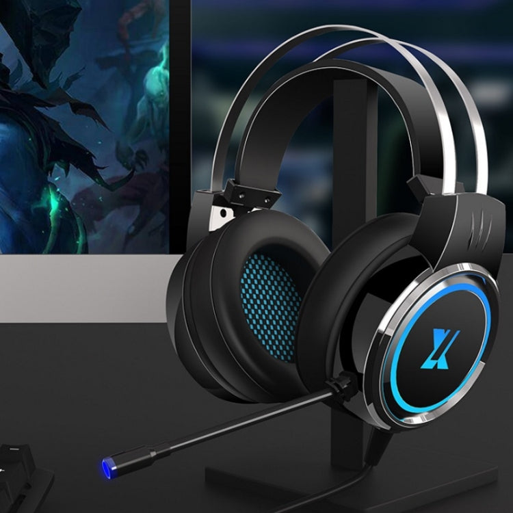 Heir Audio Head-Mounted Gaming Wired Headset With Microphone, Colour: X8 7.1 Sound Upgrade (Stars White)