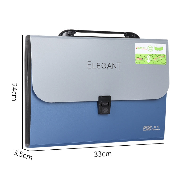 ChuangSheng A4 Hand Ventilation Piano Bag Student Document Storage Plastic Folder(8036 Yellow)