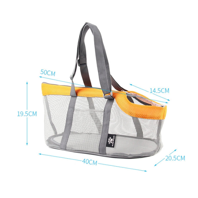 Pttie Baggie Panoramic Breathable Dog Outing Handbag(0901A Grey + Black)