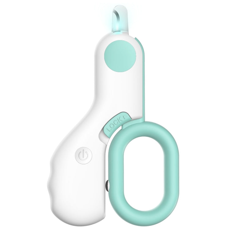 Pet Nail Clippers With LED Blood Line Light, Blue, Pink