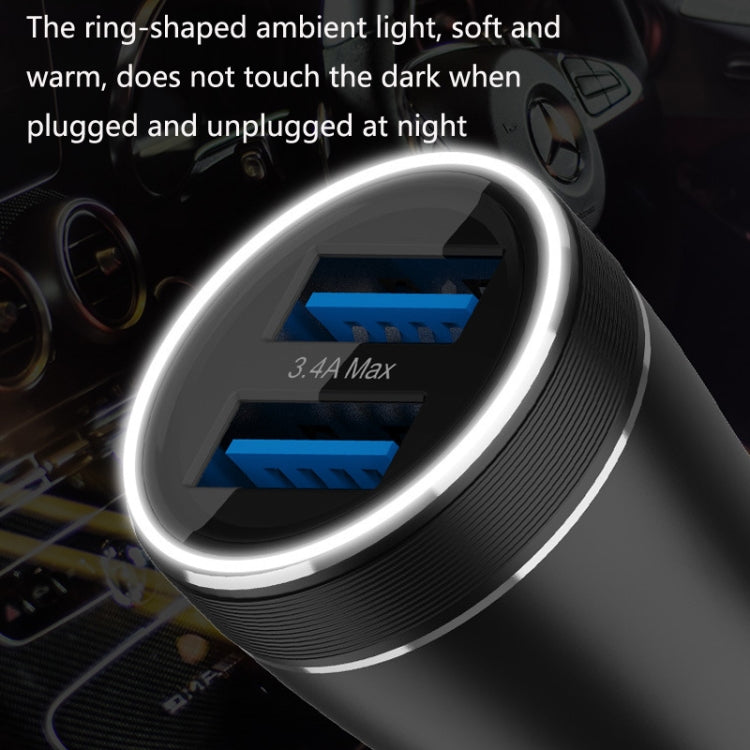 QIAKEY BK919 Dual Ports Fast Charge Car Charger