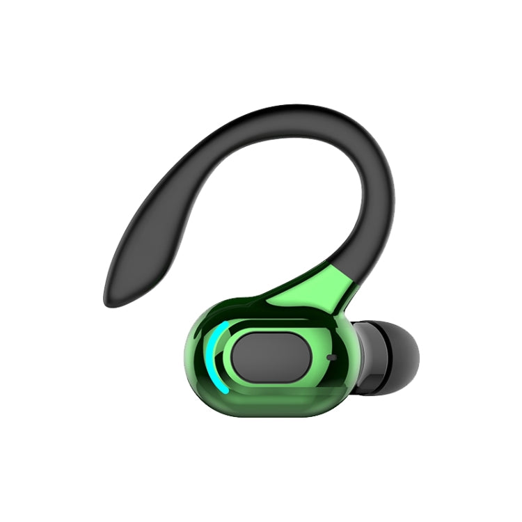 F8 Bluetooth 5.1 Ear-Mounted Stereo Wireless Sports Earphone, Single Earphone (Black+Blue), Single Earphone (Black+Green), Single Earphone (Black), Single Earphone (White), Single Earphone (Black+Red)