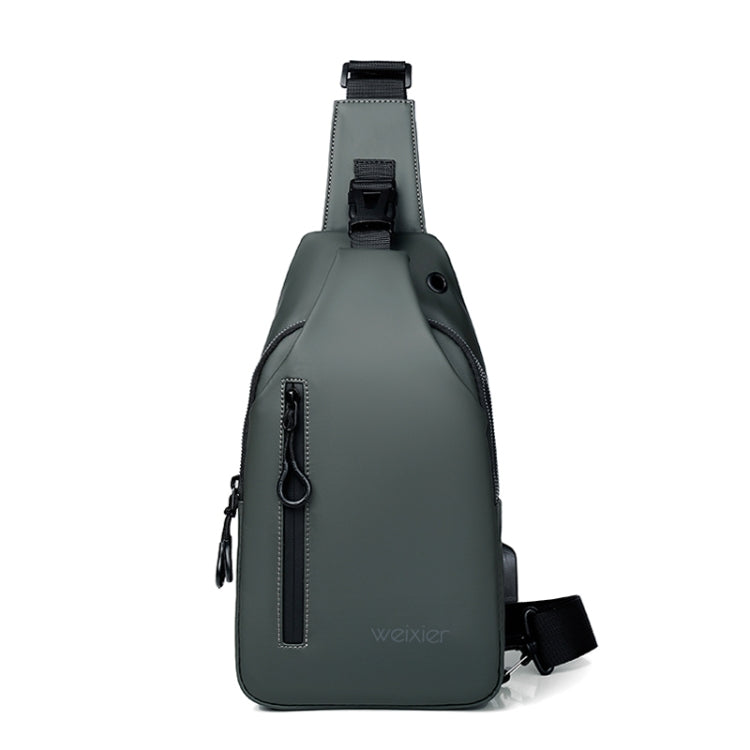 WEIXIER XB301 Men Chest Bag Outdoor Leisure Messenger Bag, XB301 Black, XB301 Gray, XB301 Green