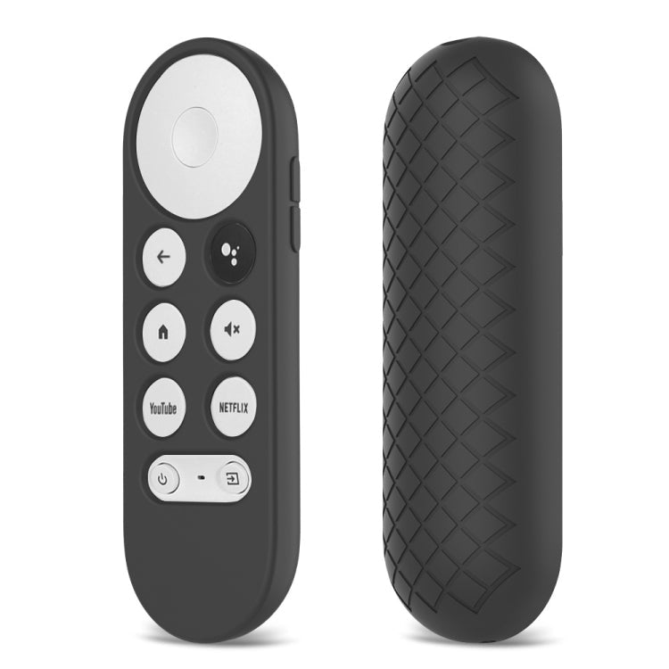 2 PCS Silicone Protective Shell for Google Chromecast 2020 Remote Control, (White), (Pink), Red), (Black), (Silver Gray), (Sky Blue)