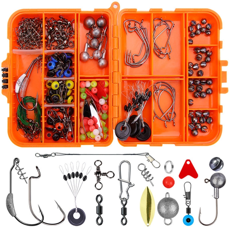 213 PCS / Set Road Squid Hook Accessories Set, 213 PCS / Set (Orange), 213 PCS / Set(Black)