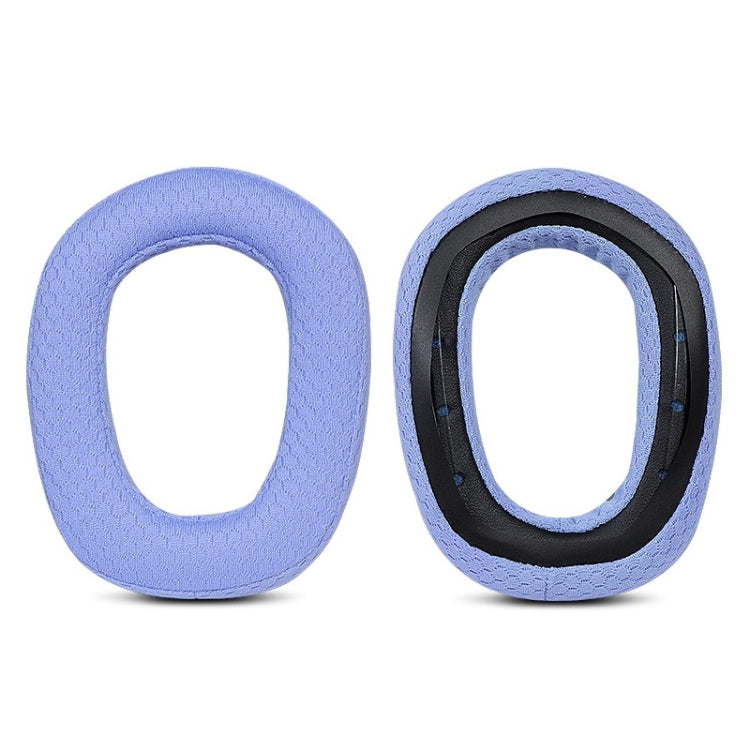 2pcs Sponge Earmuff Headrest Pad For Logitech G435, Rose Red Earmuffs, Blue Earmuffs, Black Headbeam, Purple Headbeam, Blue Headbeam