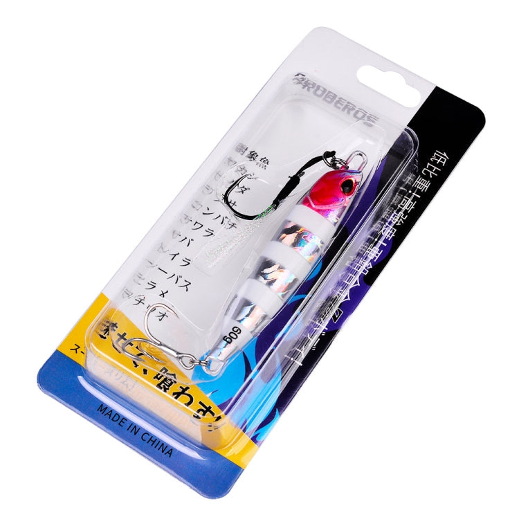 3 PCS PROBEROS LF103 Simulation Metal Sea Fishing Bait, Specification: 15g(G With Hook)