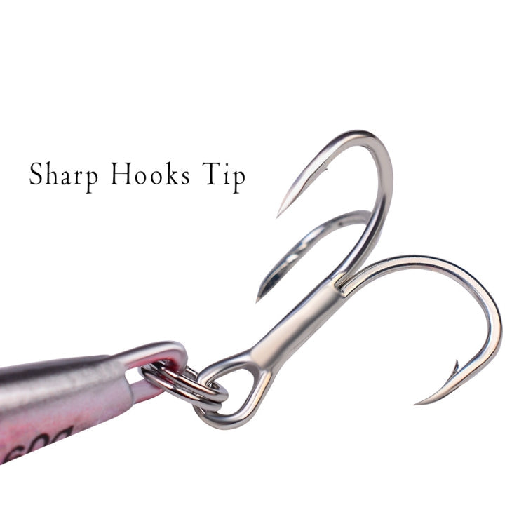 2 PCS PROBEROS LF103 Simulation Metal Sea Fishing Bait, Specification: 40g(G With Hook)