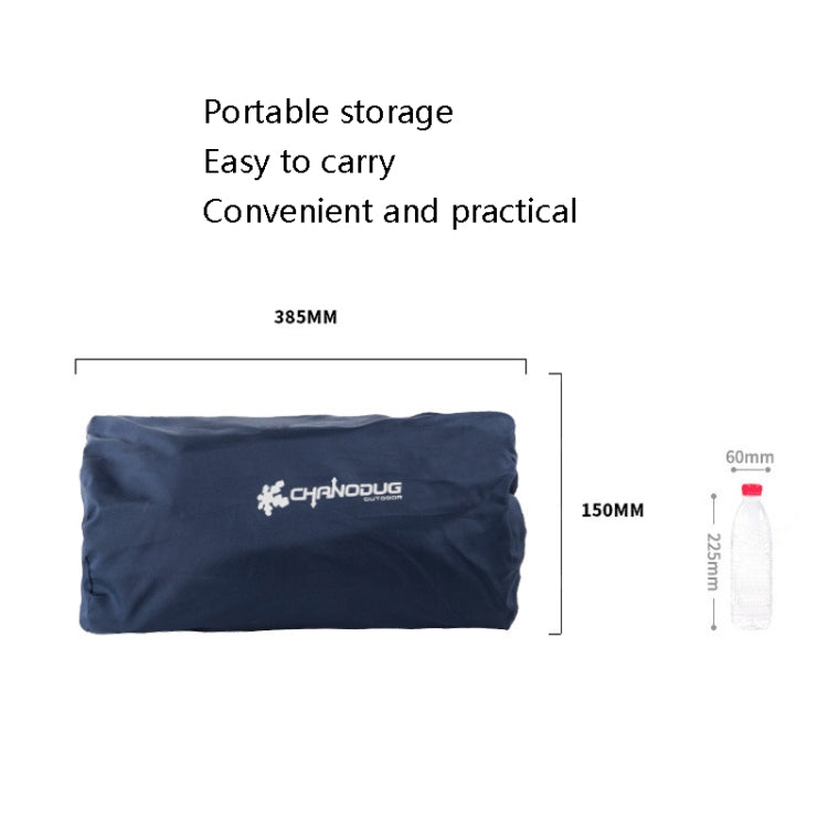 CHANODUG 4028 Outdoor Camping Double TPU Inflatable Mattress(Green)