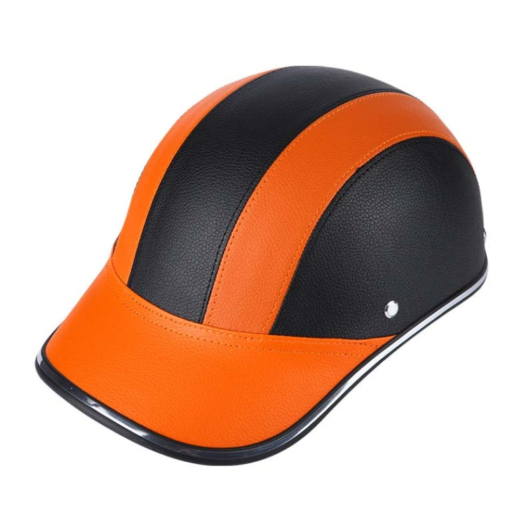 BSDDP A0322 Summer Half Helmet Lightweight Safety Helmet(Orange)