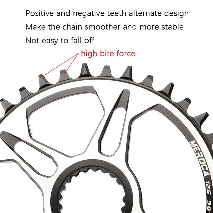 MEROCA Positive And Negative Teeth Repair Disc For Shimano M7100/8100/9100(36T Single Disk)