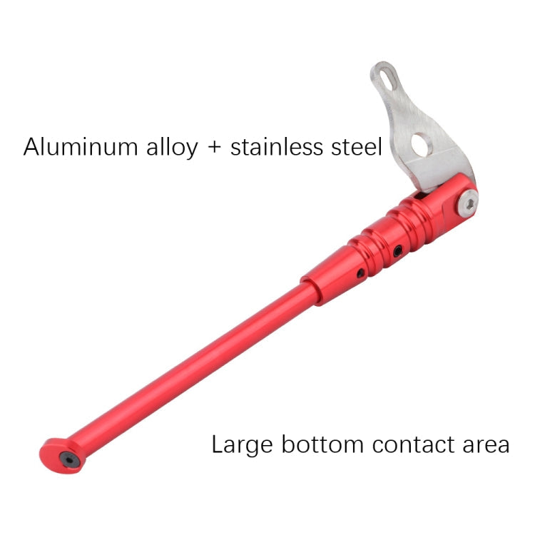 LP LitePro Folding Bike Aluminum Alloy Foot Support(Silver)