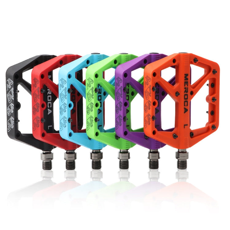 MEROCA Mountain Bike Nylon Pedal(Orange)