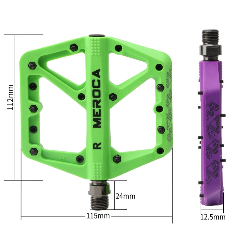 MEROCA Mountain Bike Nylon Pedal(Sky Blue)