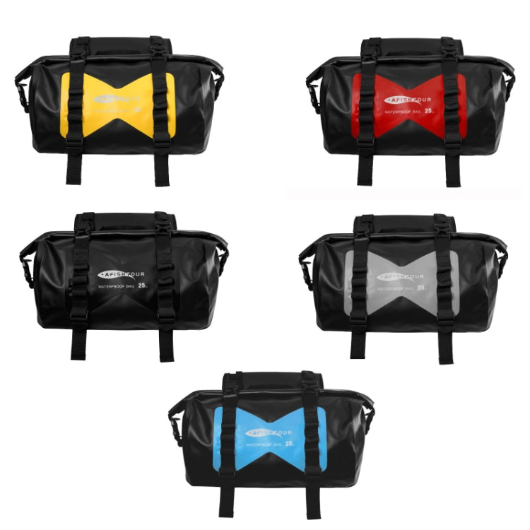 AFISHTOUR FM2021 Large Capacity Waterproof Motorcycle Rear Seat Bag, Color: Yellow