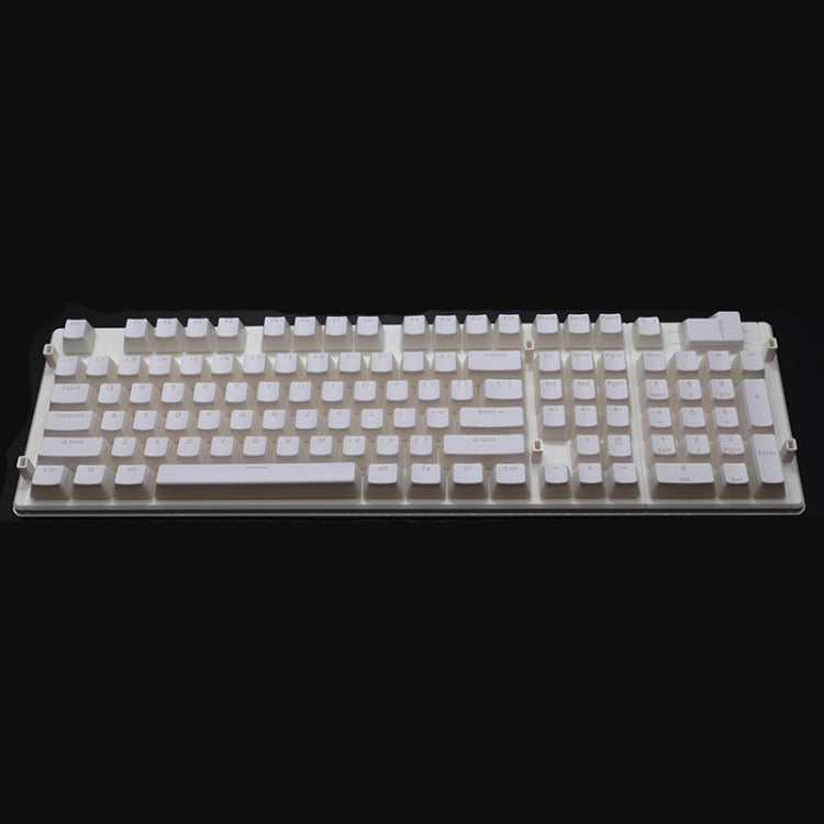 Pudding Double-layer Two-color 108-key Mechanical Translucent Keycap, White, Black, Gray, Sky Blue, Lemon Yellow, Violet, Orange, Apple Green, Red, Cheese Green, Dark Blue, Dark Coffee, Cyan, Light Coffee, Pink