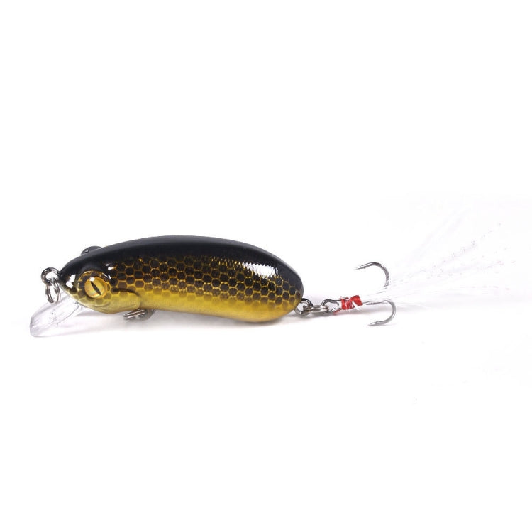 4 PCS HENGJIA CB027 10g 6cm Slow Down Feather Hook Bait(3)