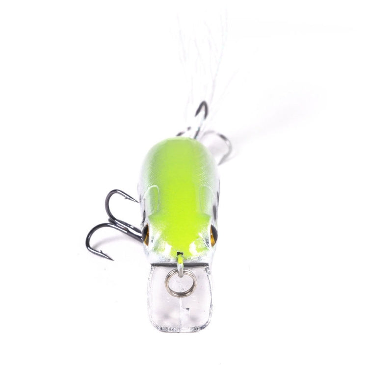 4 PCS HENGJIA CB027 10g 6cm Slow Down Feather Hook Bait(5)