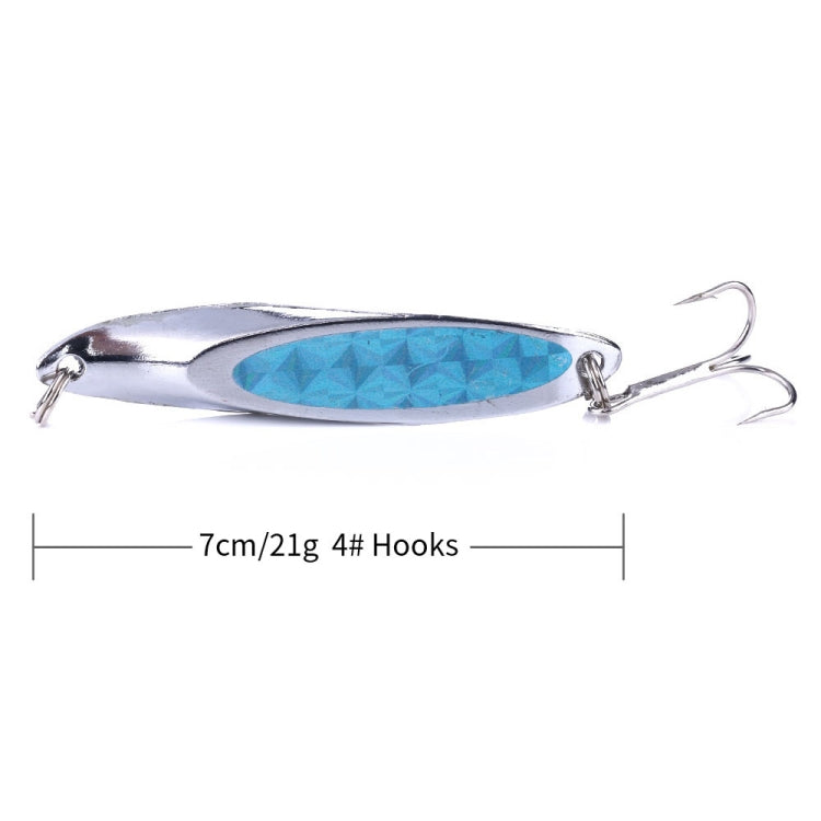 4 PCS HEGNJIA SP071 7cm 21g Seabass Sequin Lure(2)