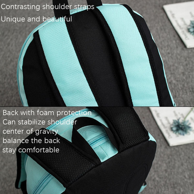 1107 Student Bag Leisure Backpack(Red)