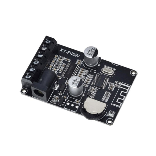 30W/40W Stereo Bluetooth Power Amplifier Plate 12V/24V High Power Digital Power Module, 30W/40W Bare Plate, 30W/40W With Acrylic Shell